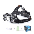 Facoty competitive price most powerful 1500 Lumens rechargeable headlamp led headlight flashlight 4 modes XML -T6 with red light